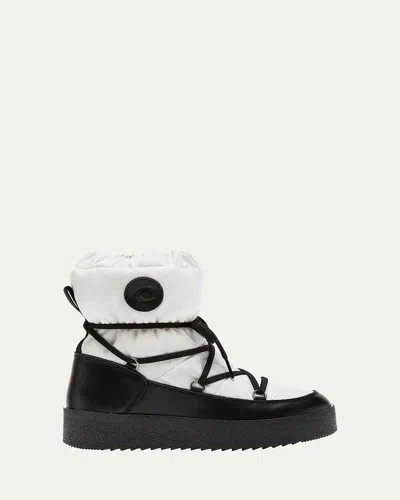 LA CANADIENNE EASTON NYLON LACE-UP WINTER BOOTIES