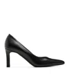 La Canadienne Evelene Leather Pump In Black