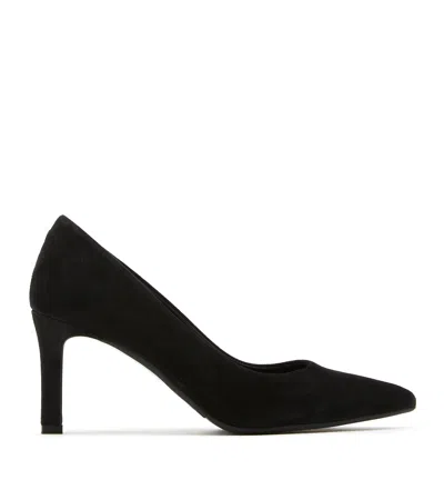 La Canadienne Evelene Suede Pump In Black