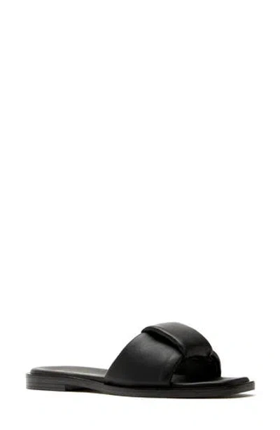 La Canadienne Farrah Slide Sandal In Black