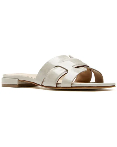 La Canadienne Flore Leather Sandal In Neutral