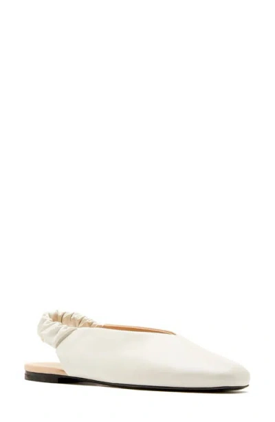 La Canadienne Glenn City Dry™ Waterproof Slingback Flat In White