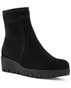 La Canadienne Go Waterproof Suede Bootie In Black