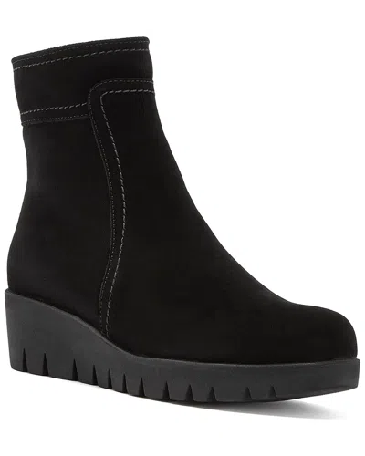 La Canadienne Go Waterproof Suede Bootie In Black