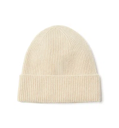 La Canadienne Haider Cashmere Beanie In Beige