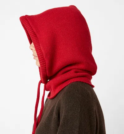 La Canadienne Haigen Cashmere Hood In Red