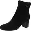 La Canadienne Hally Womens Buckle Suede Booties