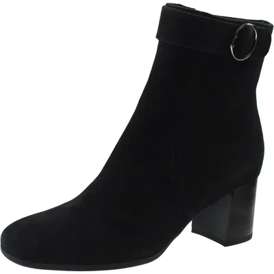 La Canadienne Hally Womens Buckle Suede Booties