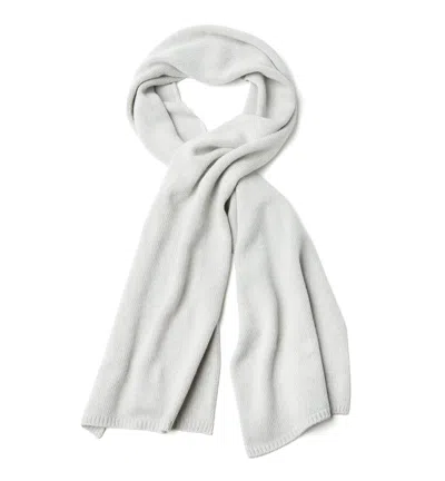 La Canadienne Hana Wool Blend Scarf In Grey
