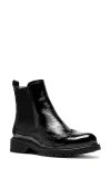 La Canadienne Hansel Wingtip Waterproof Chelsea Boot In Black