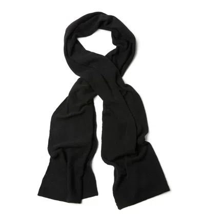 La Canadienne Harleigh Cashmere Scarf In Black