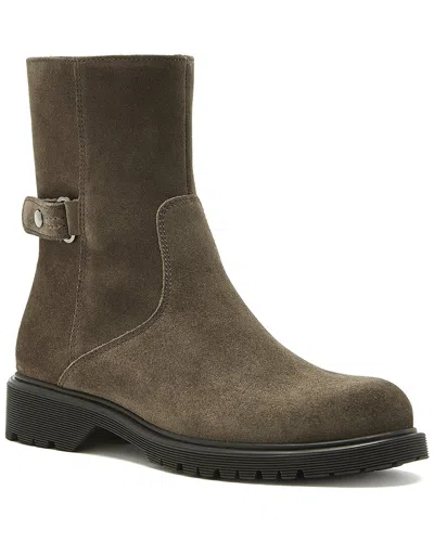 La Canadienne Henrey Oiled Suede Boot In Green