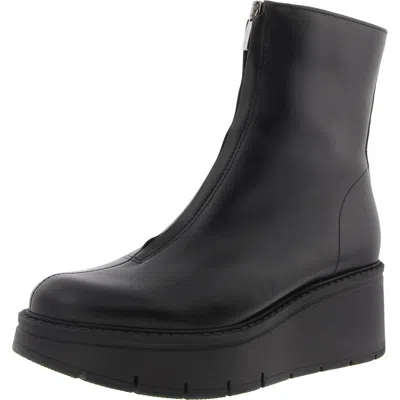 La Canadienne Heyward Womens Padded Insole Leather Wedge Boots