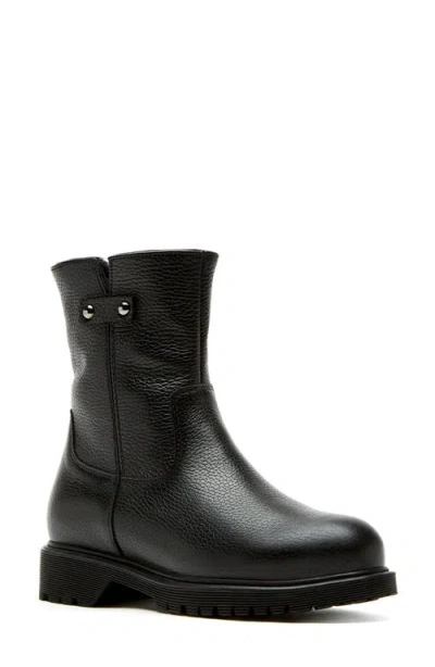 La Canadienne Hogan Waterproof Genuine Shearling Lined Boot In Black