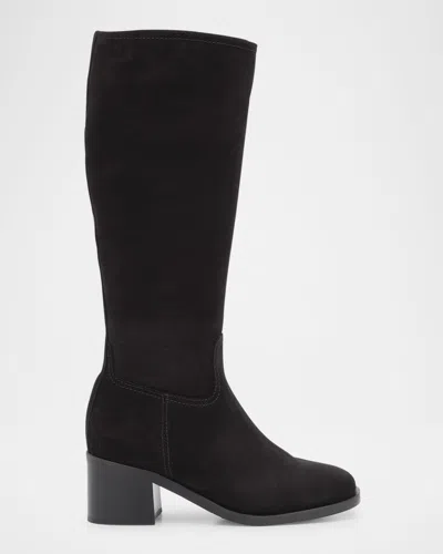 La Canadienne Jack Waterproof Suede Knee-high Boots In Multi