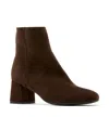 La Canadienne Jason Suede Bootie In Navy