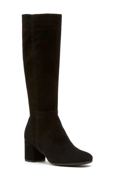 La Canadienne Jemma Waterproof Tall Boot In Black Suede