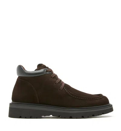 La Canadienne Less Men's Suede Boot In Brown