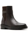 La Canadienne Lily Leather Boot In Brown