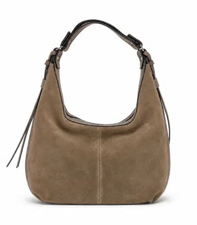 La Canadienne Macer Suede Bag In Toast