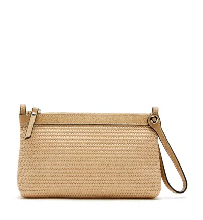 La Canadienne Mariska Raffia Bag In Brown