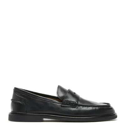 La Canadienne Marlee Leather Loafer In Black