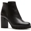 La Canadienne Maya Waterproof Bootie In Black Pebble Leather