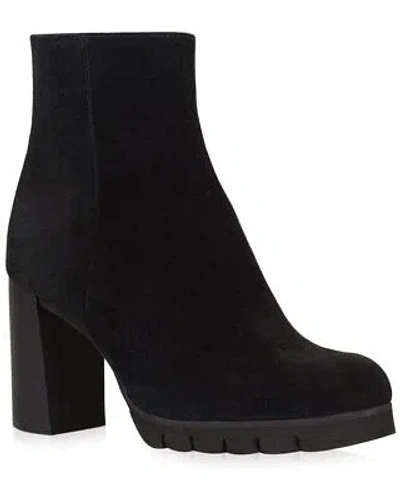 Pre-owned La Canadienne Melinda Suede Boot Women's In Black