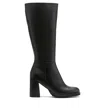 La Canadienne Mick Pebbled Leather Boot In Black
