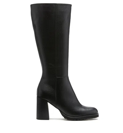 La Canadienne Mick Pebbled Leather Boot In Black