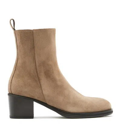 La Canadienne Moby Suede Bootie In Toast