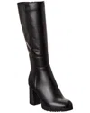 La Canadienne Monique Leather Boot In Black
