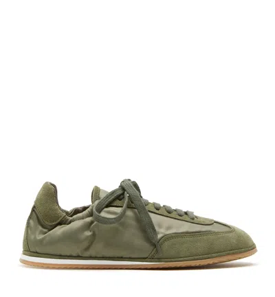 La Canadienne Morgan Nylon Sneaker In Green