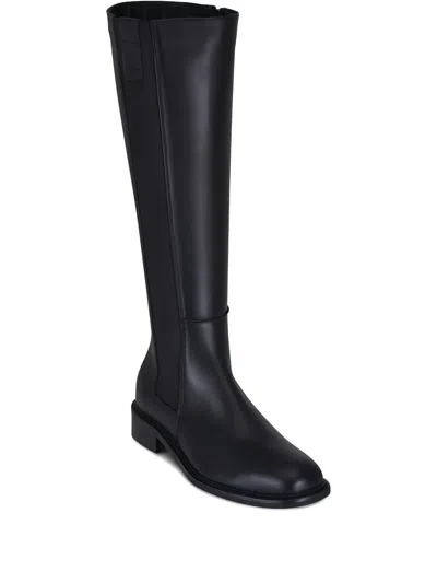 La Canadienne Paneled-design Knee-high Boots In Animal Print