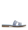 La Canadienne Paolo Leather Sandal In Blue