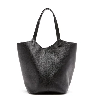 La Canadienne Paralee Reversible Leather Bag In Black
