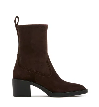 La Canadienne Parks Suede Bootie In Multi