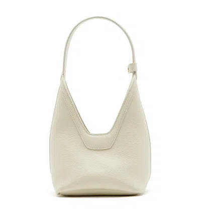 La Canadienne Patsie Leather Bag In White