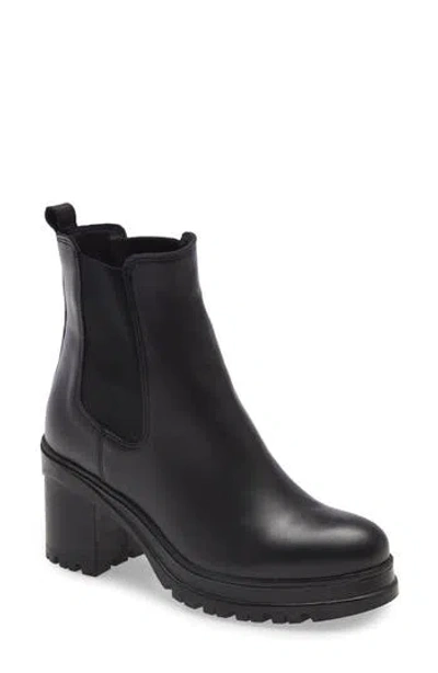 La Canadienne Paxton Waterproof Platform Chelsea Boot In Animal Print