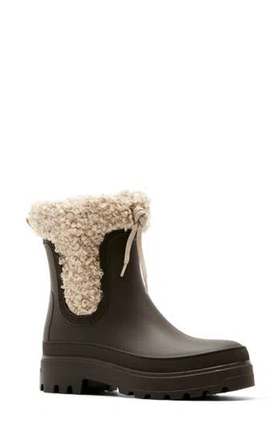 La Canadienne Peak Faux Shearling Winter Boot In Multi