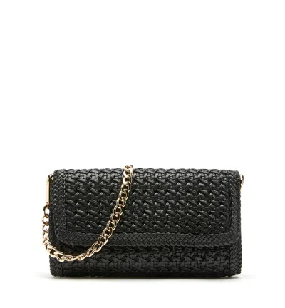 La Canadienne Perri Leather Shoulder Bag In Black