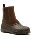 La Canadienne Powder Waterproof Suede Boot In Brown