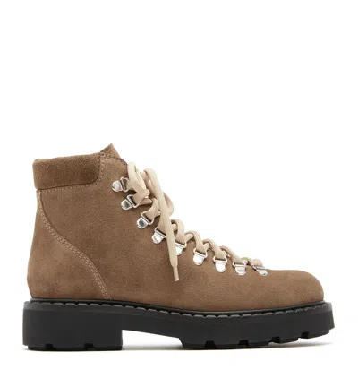 La Canadienne Renata Suede Hiker Bootie In Toast