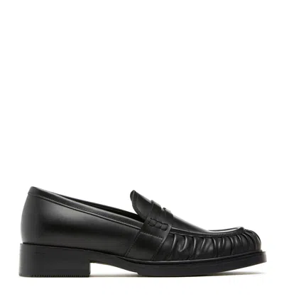 La Canadienne Ringo Leather Loafer In Black