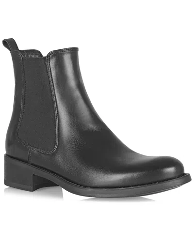 La Canadienne Sara Leather Boot In Black