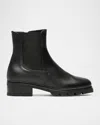 La Canadienne Sean Leather Chelsea Booties In Black