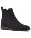La Canadienne Seraphina Waterproof Suede Bootie In Black