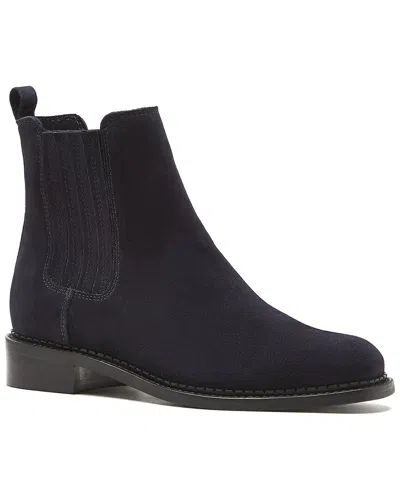 La Canadienne Seraphina Waterproof Suede Bootie In Black