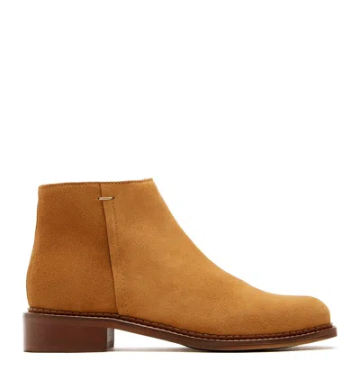 La Canadienne Shira Suede Bootie In Brown