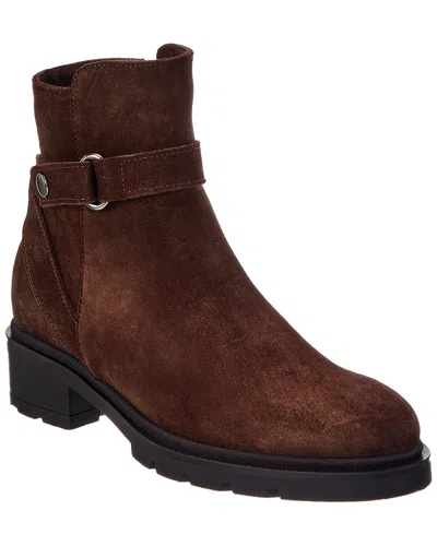 La Canadienne Steven Suede Bootie In Blue